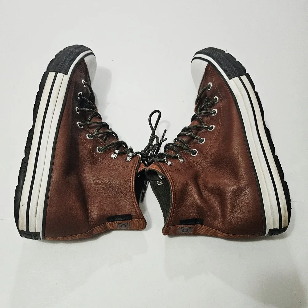 Converse Chuck Taylor All Star Counter Climate Waterproof Leather Brown Size 10